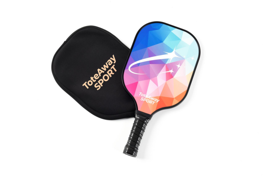 TOTEAWAY SPORT Vibrant Fiberglass Pickleball Paddle – Lightweight PP Honeycomb Core Paddle (213g)