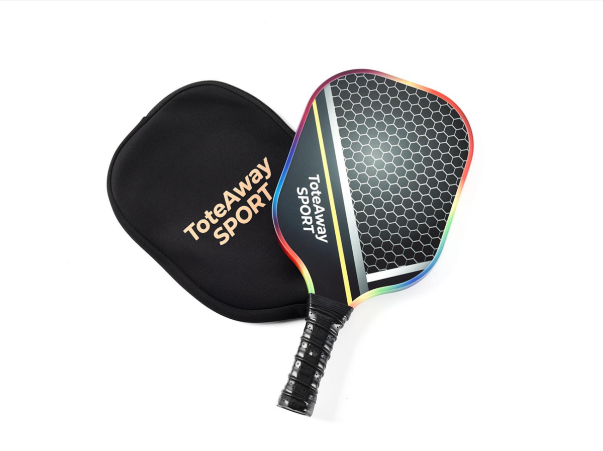 TOTEAWAY SPORT Pickleball Paddle Sleeve – Protective Cover for 13mm & 16mm Paddles (Black)