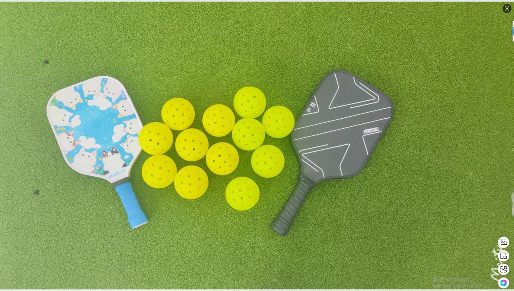 pickAway Pro 40-Hole Competition Pickleball Balls – 74mm Rotomolded PE Outdoor Balls (26g)