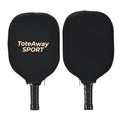 TOTEAWAY SPORT Pickleball Paddle Sleeve – Protective Cover for 13mm & 16mm Paddles (Black)