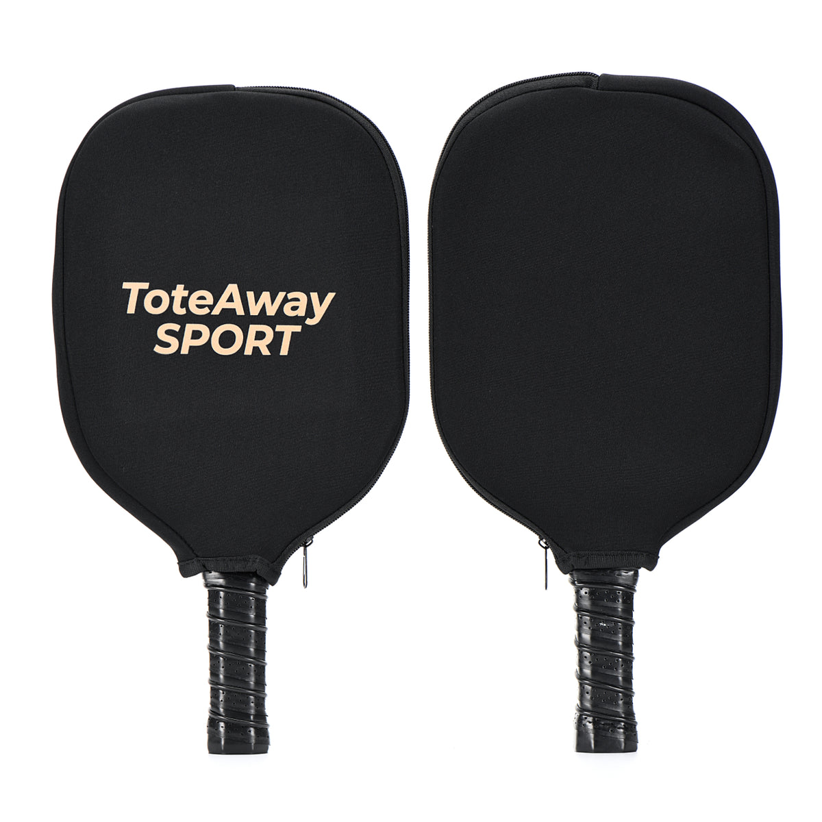 TOTEAWAY SPORT Pickleball Paddle Sleeve – Protective Cover for 13mm & 16mm Paddles (Black)