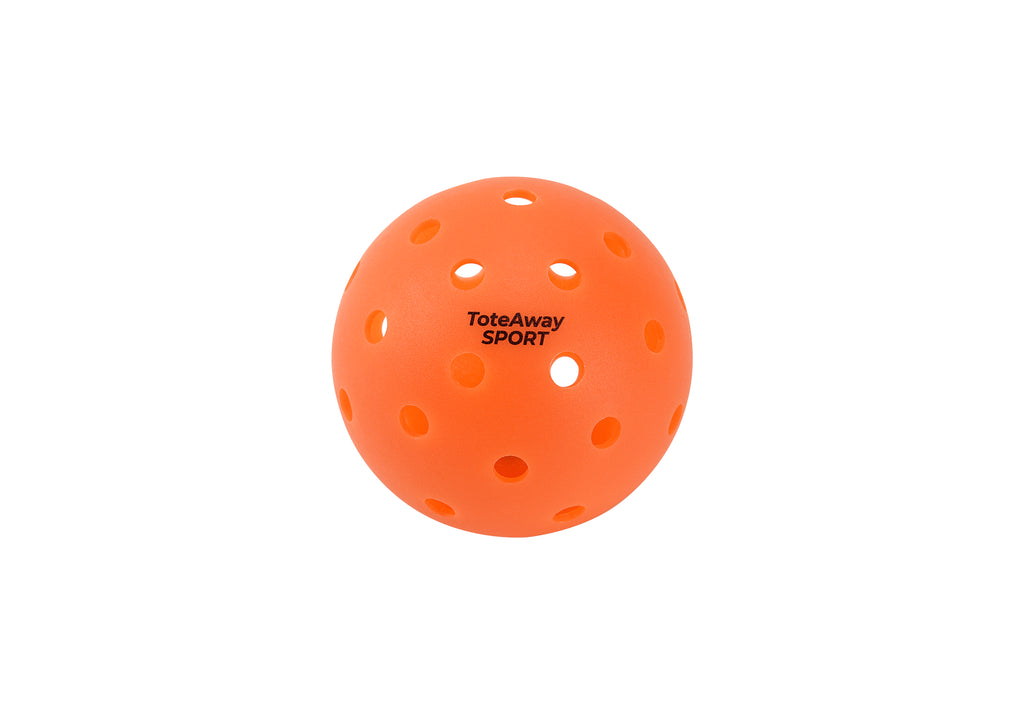 TOTEAWAY SPORT Pro 40-Hole Competition Pickleball Balls – 74mm Rotomolded PE Outdoor Balls (26g) Sport Balls