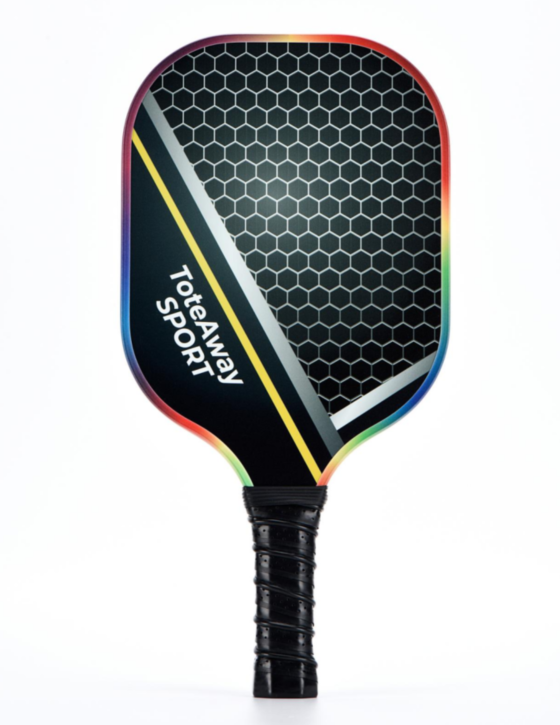 TOTEAWAY SPORT™ "Parent & Me" Silent Set (Black Soft-Control) – 2 Paddles, 4 Balls & Case