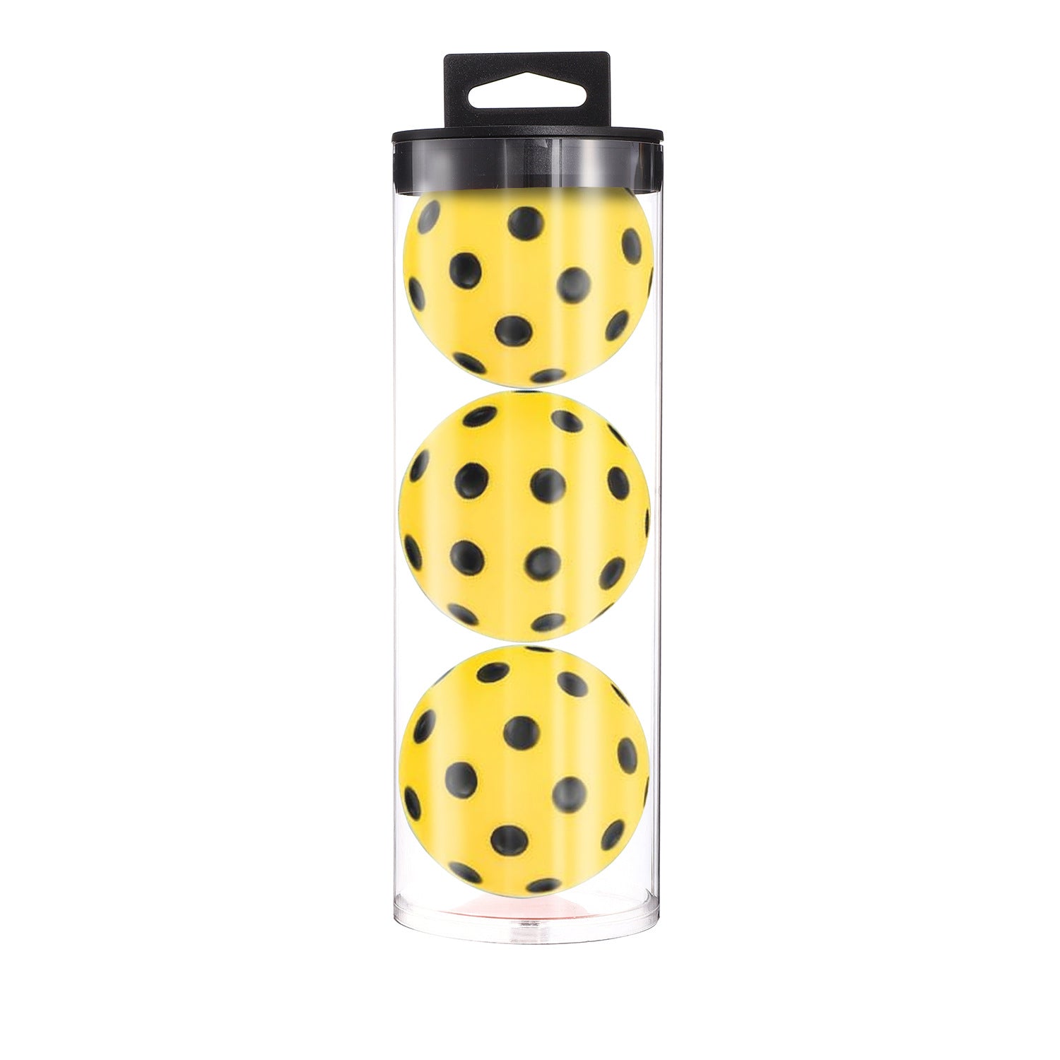pickAway Polka Dot Silent Foam Pickleball Balls – 74mm Noise-Reducing Indoor Practice Balls (26g)