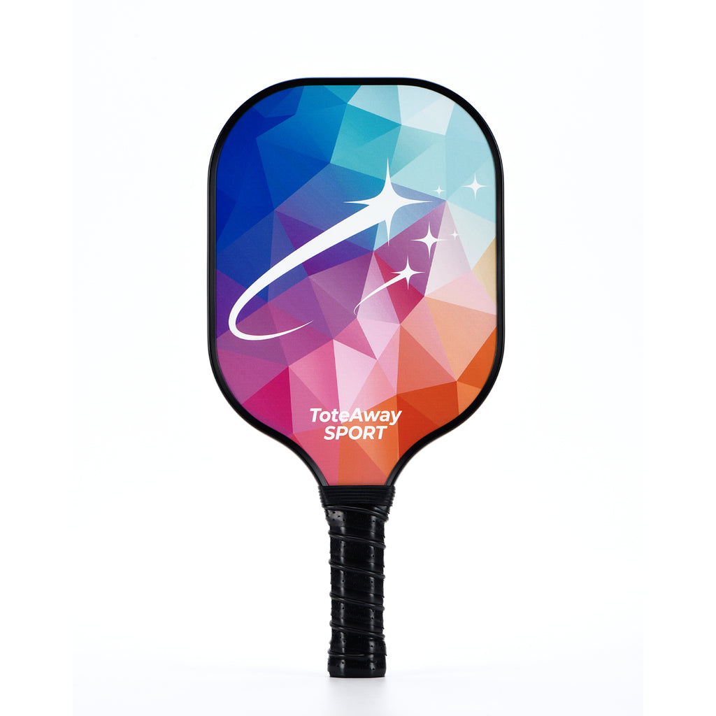 TOTEAWAY SPORT Vibrant Fiberglass Pickleball Paddle – Lightweight PP Honeycomb Core Paddle (213g)