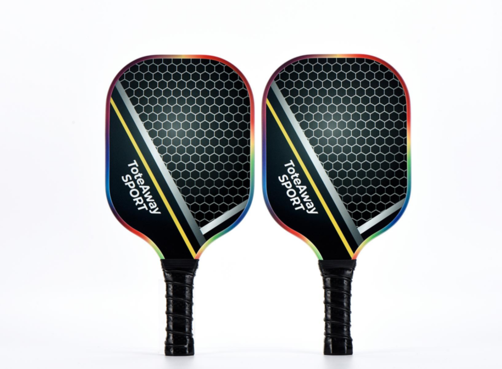 TOTEAWAY SPORT Dynamic Fiberglass Pickleball Paddle – Lightweight PP Honeycomb Core Paddle (226g) for Use in Paddle Ball Games
