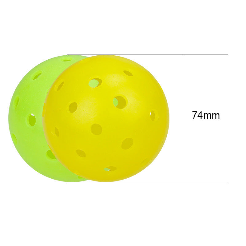 pickAway Pro 40-Hole Competition Pickleball Balls – 74mm Rotomolded PE Outdoor Balls (26g)