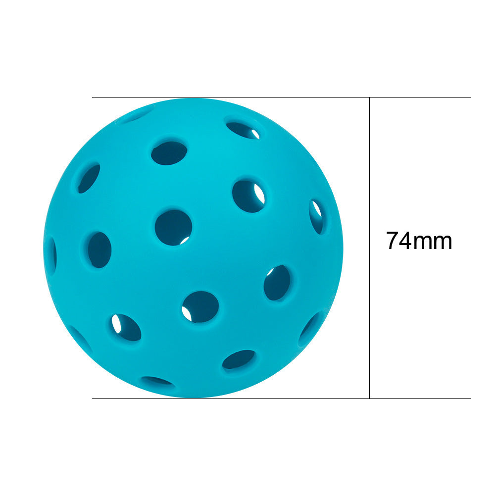 pickAway Vibrant 40-Hole Indoor/Outdoor Pickleball Balls – 74mm Injection Molded PE Balls (26g)
