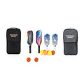 TOTEAWAY SPORT Family Pickleball Set for 4 – 2 Adult Paddles (16mm Control + 13mm Power), 2 Kids Paddles, 4 Outdoor & 4 Silent Balls, 2 Cases